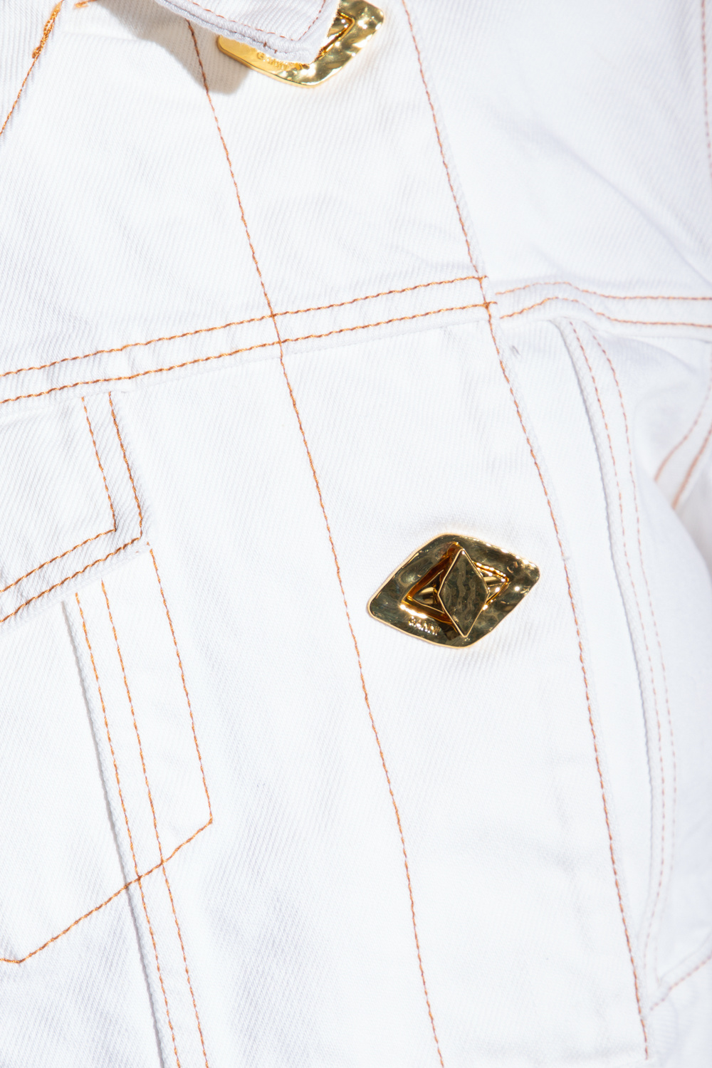 【GANNI】Crop denim short jacket/追跡可能/全国送料無料 GANNI】Crop denim short jacket/追跡可能/全国送料無料 (Ganni
